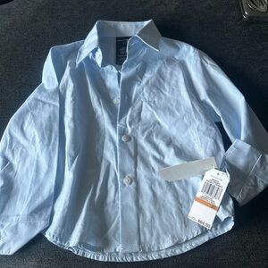 Nautica Light Blue Button Down Shirt for Kids